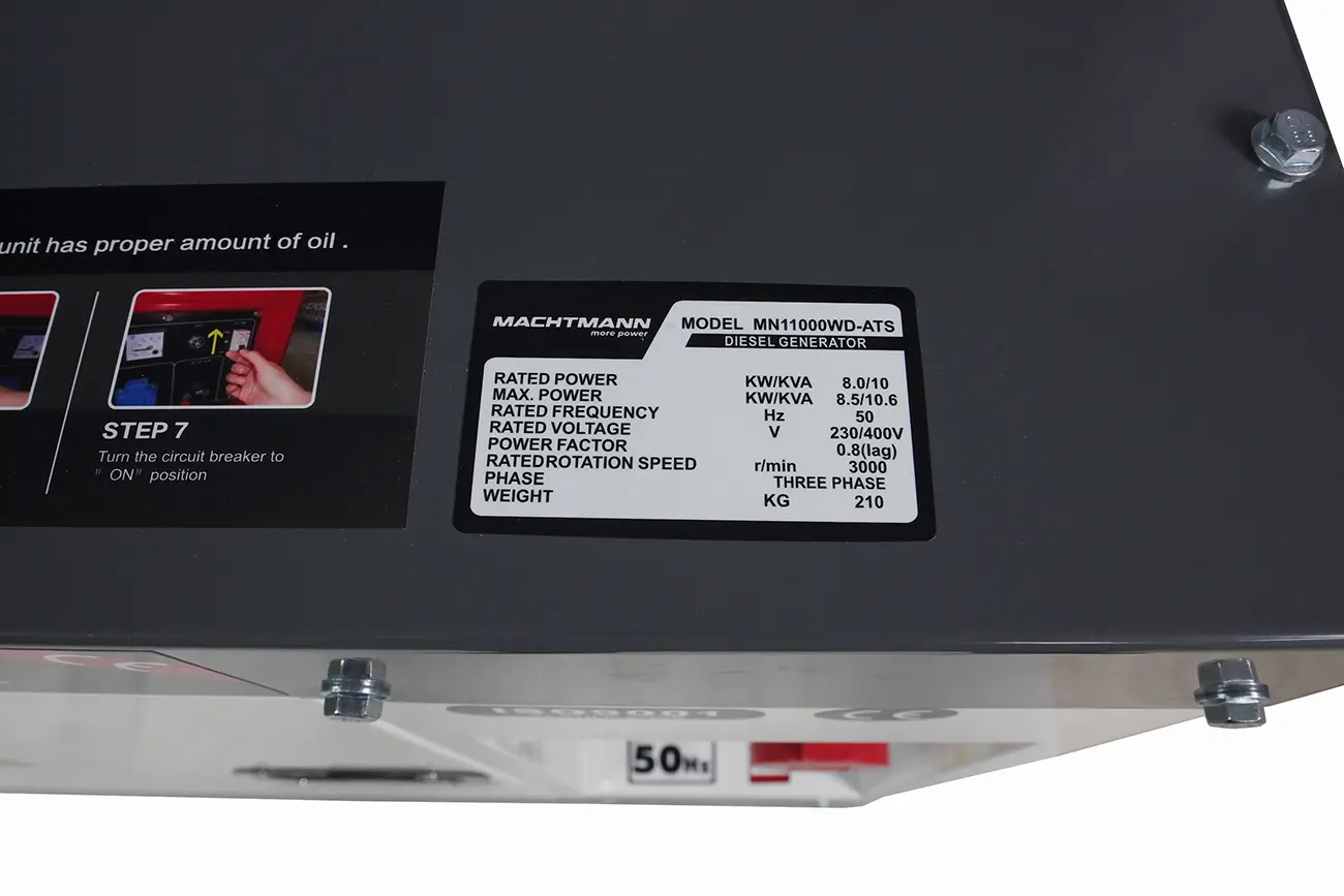 Machtmann MN11000WD-ATS - widok na solidną obudowę i system chłodzenia