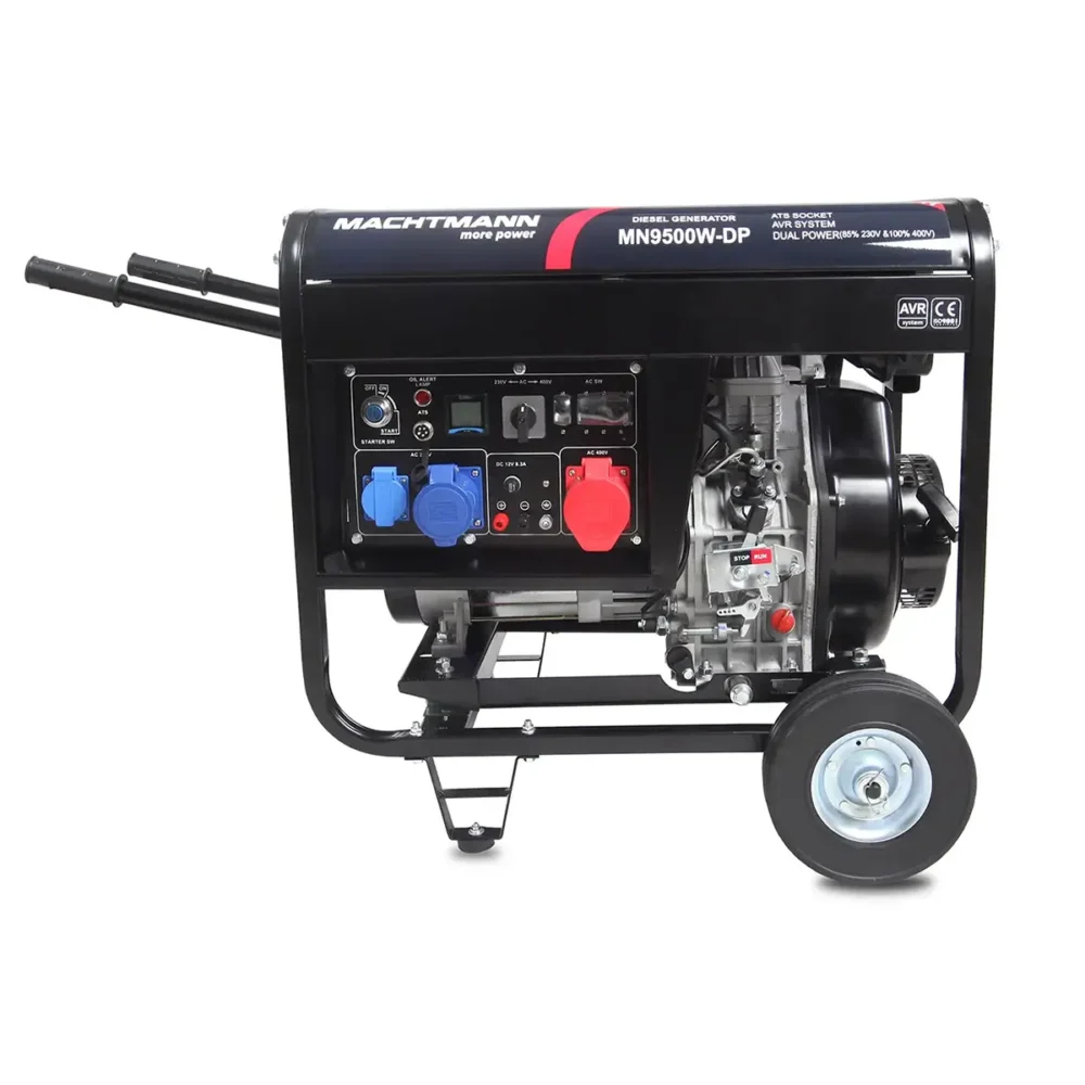 Machtmann MN9500W-DP - widok na panel przedni i przełącznik DualPower