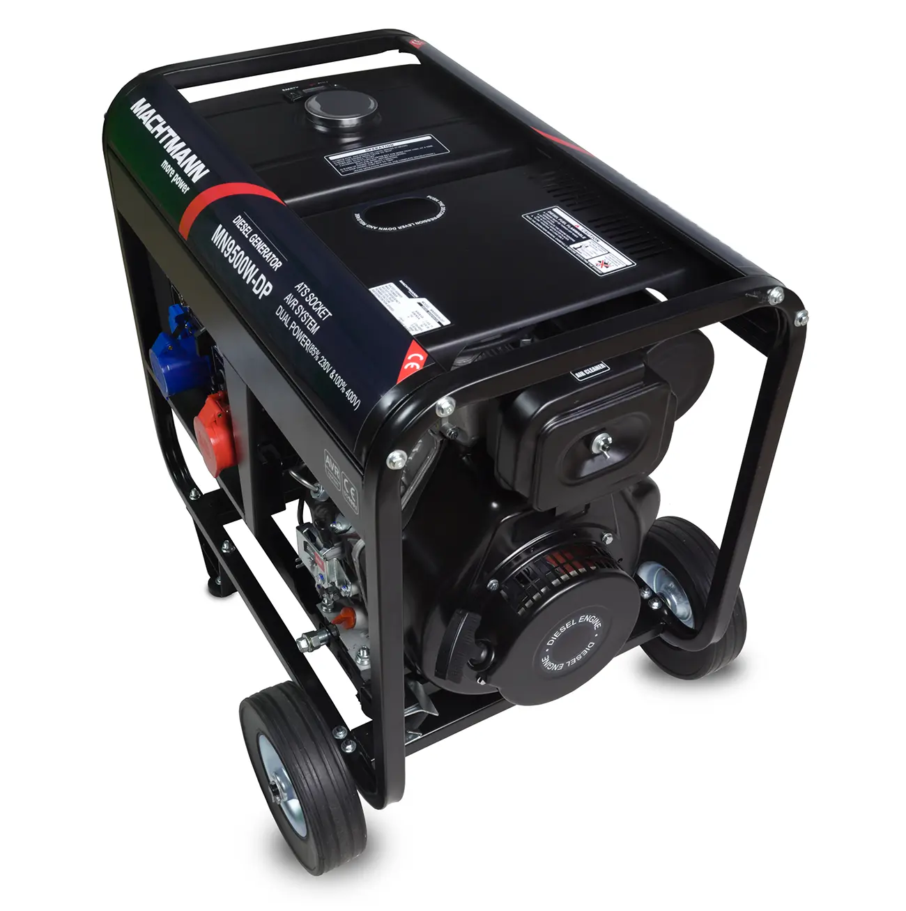 Machtmann MN9500W-DP - zbliżenie na silnik diesla OHV