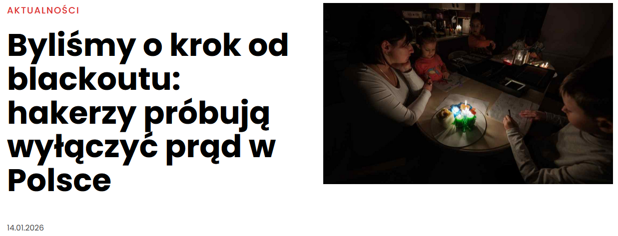 Artykuł Globenergia – blackout